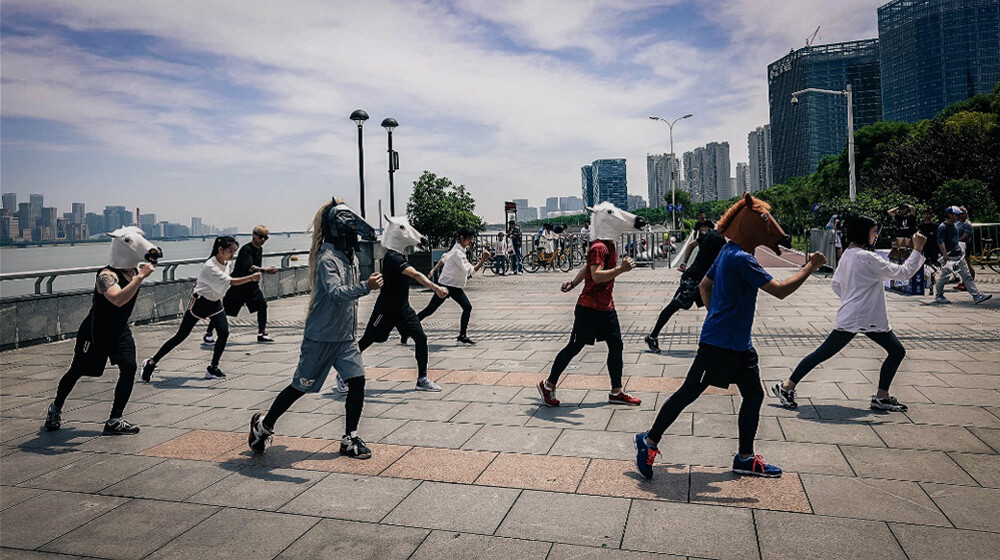 馬頭人血拼杭州街頭